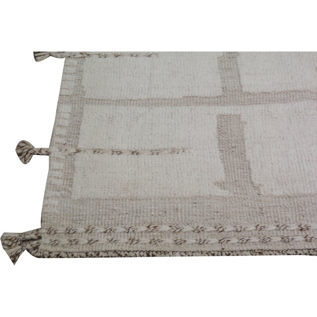 Moroccan Moroccan Hand Knotted Wool Rug, 12'x15'6" For Sale - Image 3 of 6