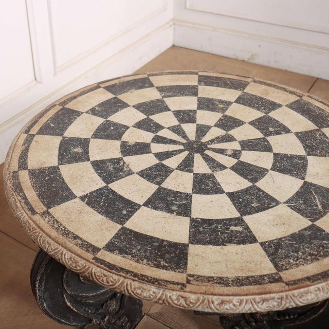 Brown German Carved Oak Lamp Table, 1890s For Sale - Image 8 of 9