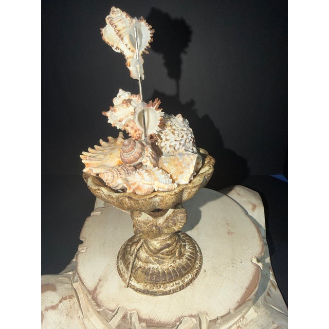 2020s Celestial Meets the Sea Cherub Shouldering the Sea-Coastal Art Sculpture For Sale - Image 5 of 5