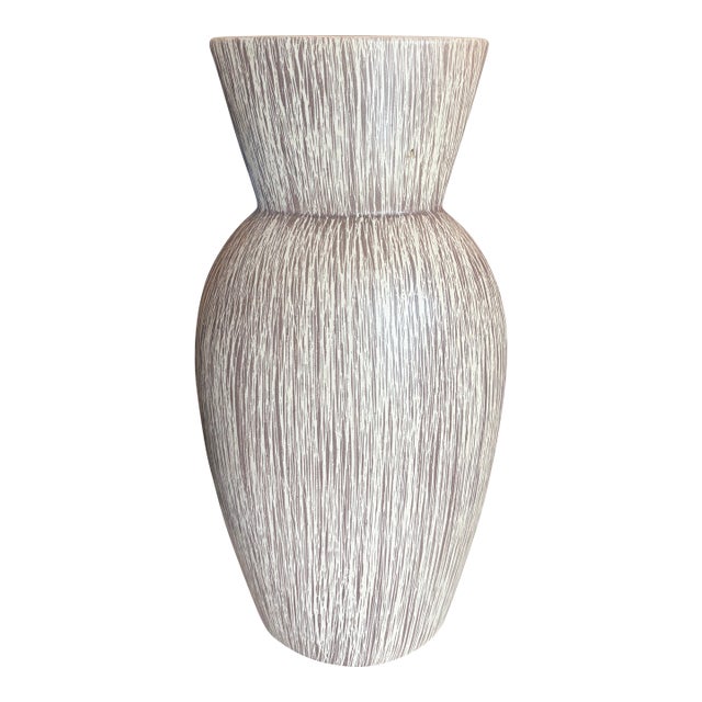Haeger Textured Ceramic Floor Vase For Sale