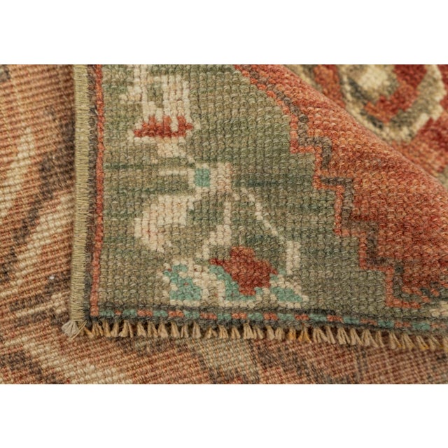 Turkish Mini Rug Oriental Hand Knotted Vintage Rug 1'3" x 3' #21238 For Sale In Houston - Image 6 of 8