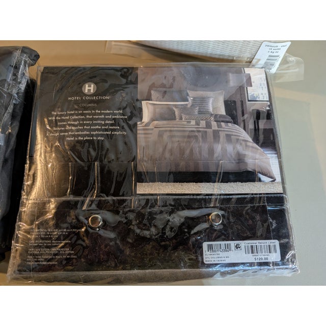 Yves Saint Laurent Pom.Pom Duvet Shams Calvin Klein Fitted Sheet Dust Ruffle Set Discontinued For Sale In Cleveland - Image 6 of 15