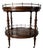 Vintage Theodore Alexander Regency Style Two Tier Accent Table With Brass For Sale