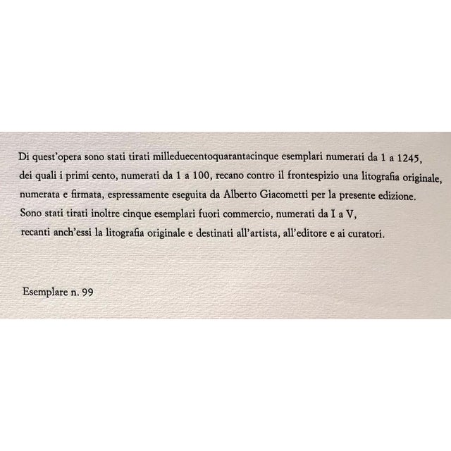 Alberto Giacometti, Portrait of Diego, 1963, Lithograph For Sale - Image 7 of 8