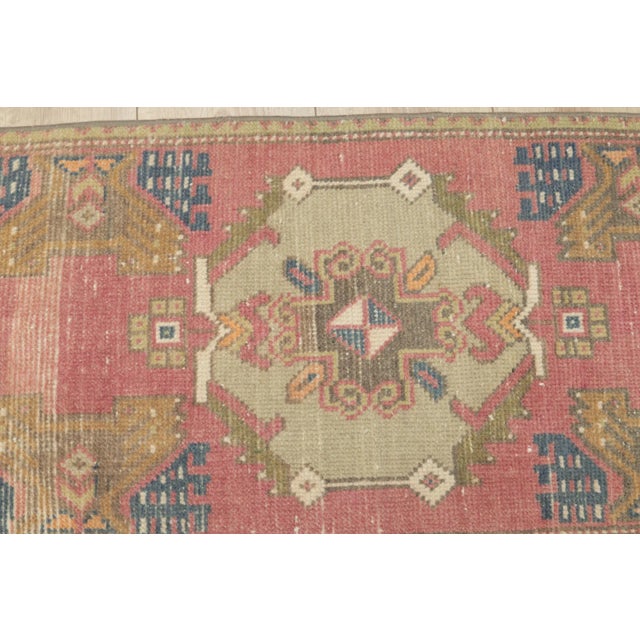 1970s Turkish Vintage Red Oushak Rug For Sale - Image 9 of 11