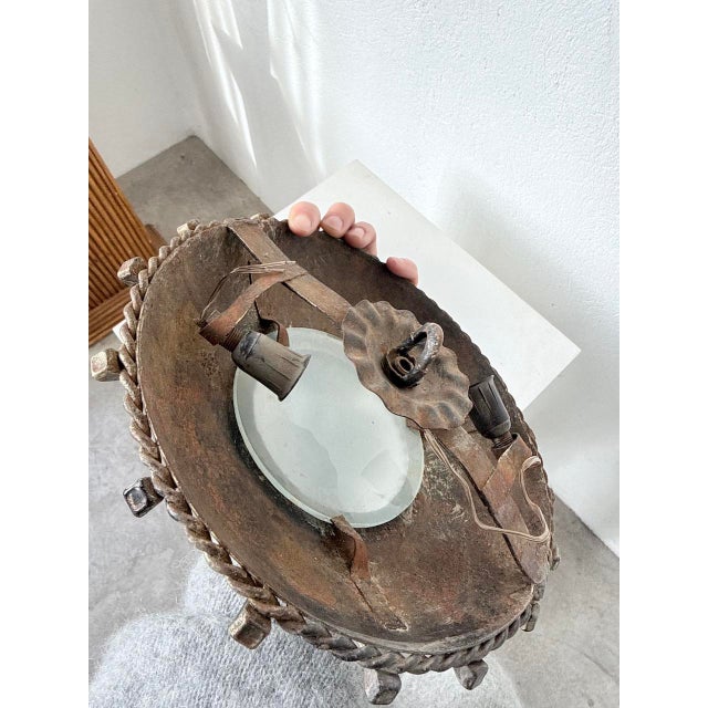 Brutalist Nail Wall Sconces, 1950s, Set of 2 For Sale - Image 17 of 18