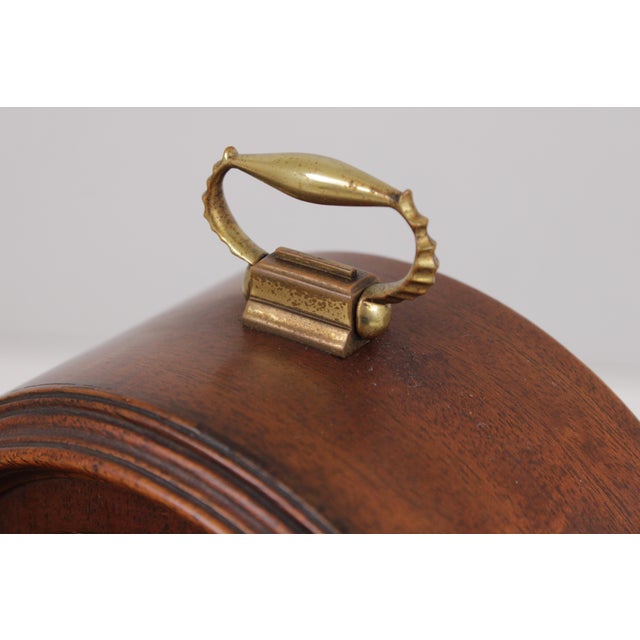 Je Caldwell Chelsea Mahogany Mantle Clock For Sale - Image 10 of 16