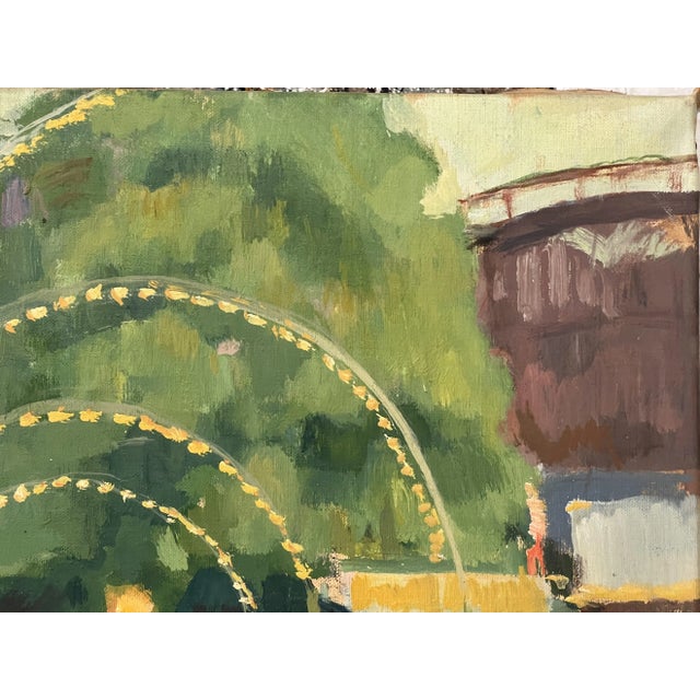 Wilhelm Julien Wils, Landscape, Oil on Canvas, 1956 For Sale - Image 4 of 7