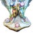 Antique 19th Century Royal Vienna Style Triple Folate Porcelain Wedding Vase For Sale - Image 4 of 9