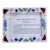 1995 Christine McEwan Verre Visage Handcrafted Fused Glass 5x7 Picture Frame For Sale