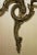 Large Vintage French Bronze Candle Wall Lights, 1920s, Set of 2 For Sale - Image 11 of 18