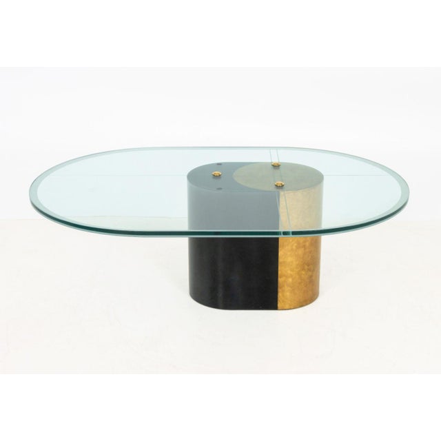 Karl Springer Attr. Glass Coffee Table For Sale In New York - Image 6 of 10