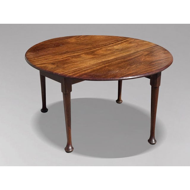 18th Century George II Mahogany Drop-Leaf Dining Table, 1760 For Sale - Image 13 of 13