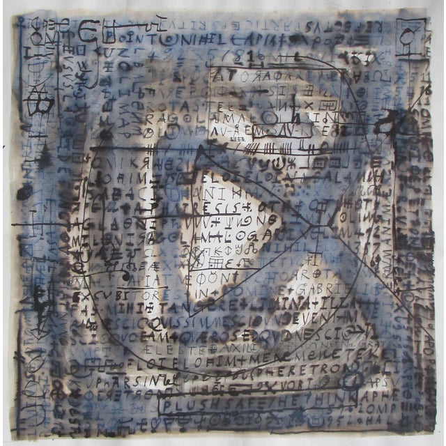 2010s Wayne Summers Pareidolia II . Ink On 19th Century Paper 2019 For Sale - Image 5 of 5