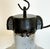 Large Mid-Century Industrial Grey Enamel Factory Lamp, 1950s For Sale - Image 4 of 17