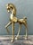 Late 20th Century Vintage MCM Polished Brass Etruscan Horse For Sale - Image 5 of 12