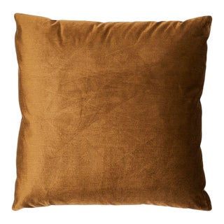 Schumacher Venetian Silk Velvet Pillow For Sale
