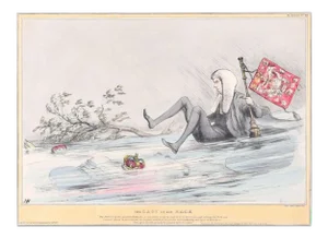 The Last of His Race - Lithograph by J. Doyle - 1831 1831
