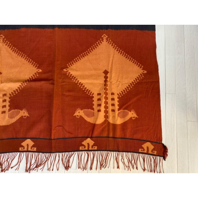 Andrianna Shamaris Minimalist Antique Hand Woven Cotton Textile For Sale - Image 14 of 18