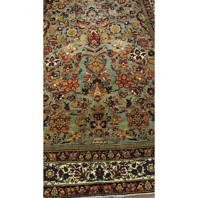 Late 19th Century Fine Antique Persian Isfahan Rug, Circa 1880 — 4'4" × 6'11" For Sale - Image 5 of 10