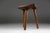 Rustic Wooden Tripod Stool, France, 1940s For Sale - Image 9 of 12