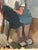 Gösta Stawåsen, Seated Woman, 1950s, Oil on Canvas, Framed For Sale - Image 9 of 15