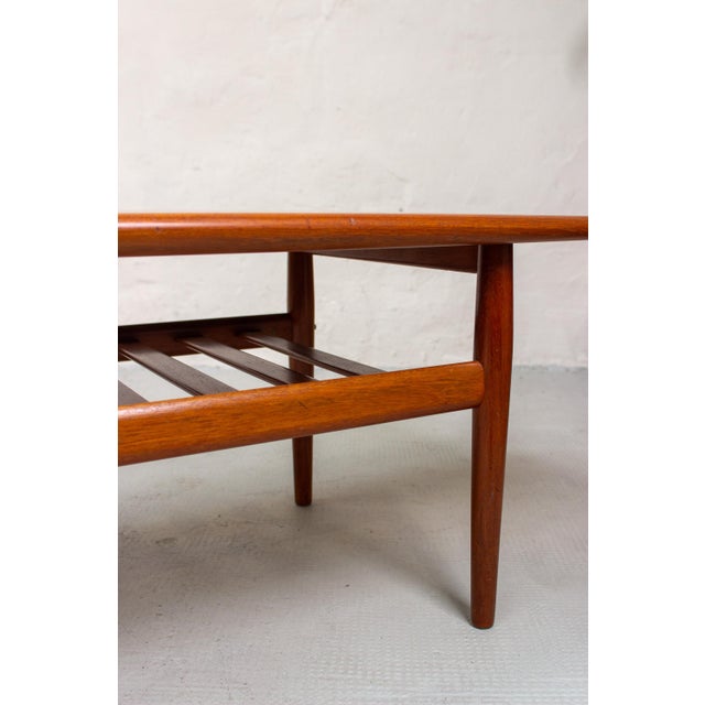 1960s Mid-Century Danish Coffee Table in Teak by Grete Jalk for Glostrup, 1960s For Sale - Image 5 of 16