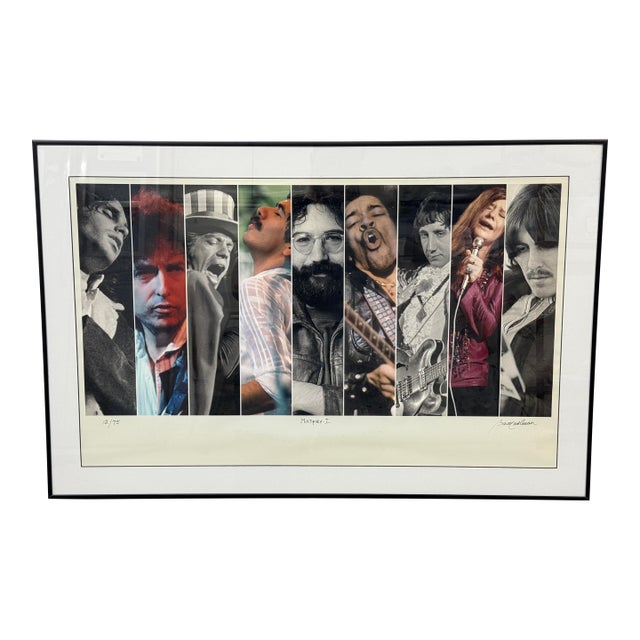 Baron Wolman Multiplex I Poster Collage, Signed For Sale