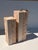 Mid-Century Modern Pair of Tessellated Coral and Pink Stone Pedestals For Sale - Image 3 of 12