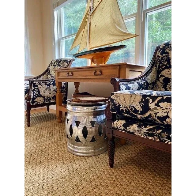 Brown A Pair of Sculptural Mahogany Botanical Floral Armchairs For Sale - Image 8 of 12