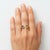 Purple Toi Et Moi Gemstone Ring: Amethyst and Peridot, Size 7.5 For Sale - Image 8 of 11