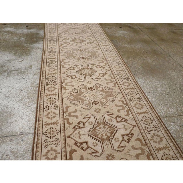 Mid 20th Century Galerie Shabab Collection Mid-20th Century Turkish Anatolian Long Runner For Sale - Image 5 of 10