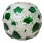 Bohemian Emerald Green Lead Crystal Vase with Hand-Cut Faceted Decorations, 1960s For Sale