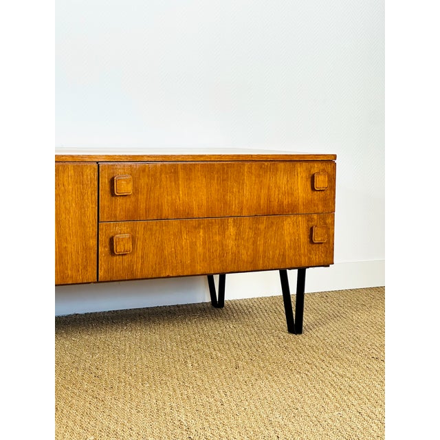 Scandinavian Teak Sideboard, 1960s For Sale - Image 9 of 18