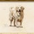 Illustration Reproduction Art Print of Vintage "World of Dogs" Illustration (Blonde Golden Retriever), Framed For Sale - Image 3 of 4