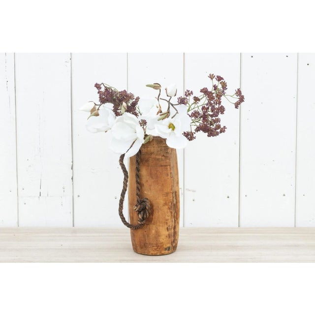 These elegant and rustic milk pots are found in villages all over India. Originally used to store milk, this vessel has a...