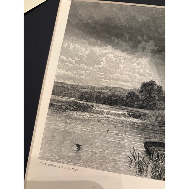 Paper 19th Century Print "Showery Weather" by Vicat Cole / Charles Cousen For Sale - Image 7 of 8