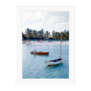 Toni Frissell 'Florida Beach Scene' Archival Pigment Print Framed in White For Sale