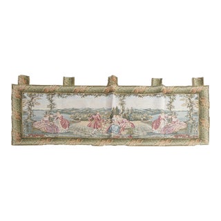 Contemporary Greco-Roman Scenic Courtyard Wall Tapestry With Figures, 20th Century For Sale