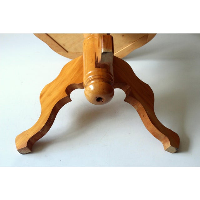 Handmade Elegant Wooden Plant Stand - Vintage For Sale - Image 10 of 10