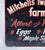 Vintage Metal Hand Painted Mitchell's Farm Stand Sign For Sale - Image 9 of 10