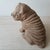 Brown 1986 Shar Pei Dog Sculpture Sandicast For Sale - Image 8 of 12