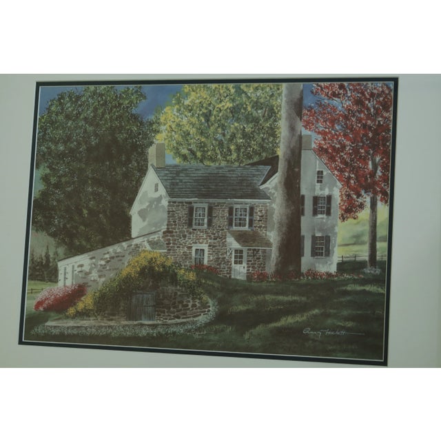 Approx: 30 Years Old Quality Construction 71/300 and Hand Signed Nice Print From An Original Painting Professionally...