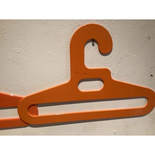 Mid-Century Modern Pop Art Coat Hangers, 1970s, Set of 6 For Sale - Image 3 of 6