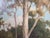 Textile Vintage Plein Air Oil Painting 1950s California Bay Area Coastal Scene For Sale - Image 7 of 10