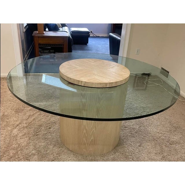 Late 20th Century Lorin Marsh Faux Bois Dining Table For Sale - Image 14 of 14