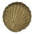 Vintage Brass Shell Catchall / Brass Shell Soap Dish / Brass Shell Decorative Object For Sale