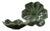 Green Petal-Shaped Fruit Dish – Pair For Sale