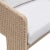 Alexa Wicker Outdoor Sofa, Cream For Sale - Image 4 of 6