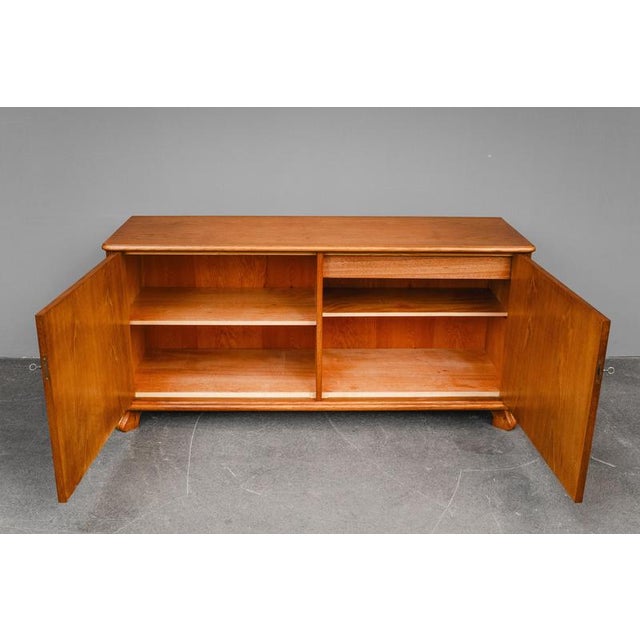 Vintage Art Deco Sideboard in Oak For Sale - Image 10 of 18